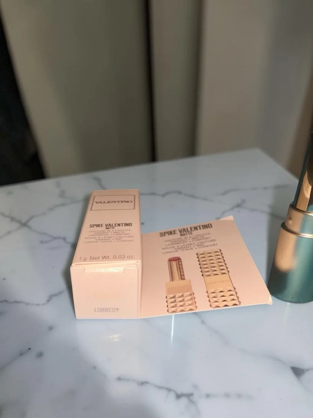 Valentino Beauty Spike Buttery Matte Lipstick - 134R Couture in the Streets BNIB